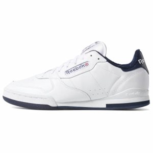 Adidasy Męskie Reebok Phase 1 Białe/Granatowe/Czerwone PL 76SWFET